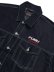 画像3: 【送料無料】FUBU METALLIC DENIM JACKET NAVY