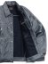 画像5: 【送料無料】FUBU METALLIC DENIM JACKET SILVER