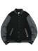 画像1: PRO CLUB FLEECE BASEBALL JACKET-BLACK/CHARCOAL (1)