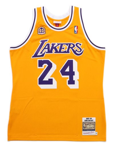 画像1: 【送料無料】MITCHELL & NESS AUTHENTIC JERSEY BULLS 06-07 #24 KOBE