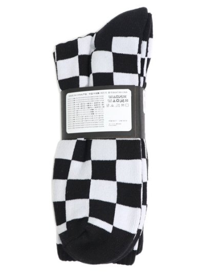 画像2: VANS CLASSIC CREW SOCKS 3P BLACK/WHITE