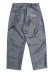 画像2: 【送料無料】FUBU METALLIC DENIM PANTS SILVER (2)