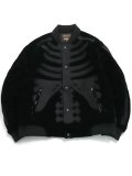 【送料無料】VANSON 50TH ANNIVERSARY VELVETEEN BOMBER BK/BLK