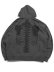 画像2: 【送料無料】VANSON PIGMENT DYED BONE ZIP UP HOODIE BLK/BLK (2)