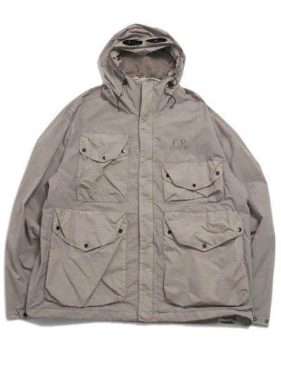 画像1: 【送料無料】C.P.COMPANY FLATT NYLON GOGGLE JACKET VINTAGE KHAKI