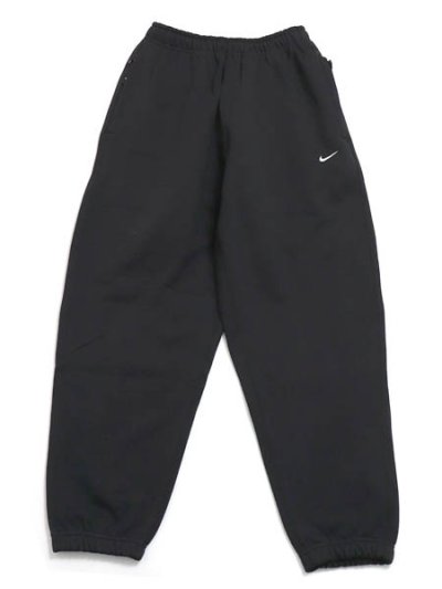 画像1: 【送料無料】NIKE SOLO SWOOSH FLC CF PANT-BLACK/WHITE