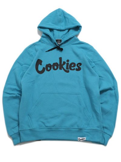 画像1: 【送料無料】COOKIES CLOTHING ORIGINAL MINT FLEECE HOODIE CBLUE/BLACK