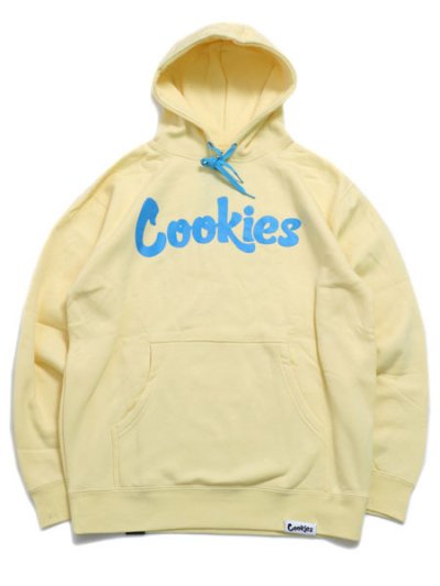 画像1: 【送料無料】COOKIES CLOTHING ORIGINAL MINT FLEECE HOODIE YELLOW/BLUE