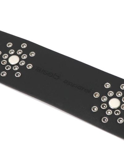 画像5: RAISE8 APPAREL FLOWER STUDS BELT BLACK/SILVER