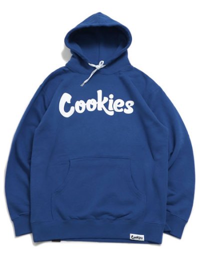 画像1: 【送料無料】COOKIES CLOTHING ORIGINAL MINT FLEECE HOODIE ROYAL BL/WHT