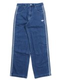 【送料無料】ADIDAS DENIM FIREBIRD PANT-MIDIUM BLUE DENIM