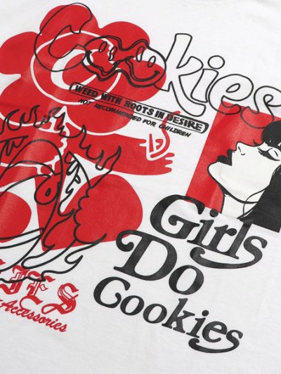 画像3: COOKIES CLOTHING FLORIST TEE WHITE/RED