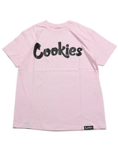 画像1: COOKIES CLOTHING ORIGINAL LOGO TEE PINK/BLACK