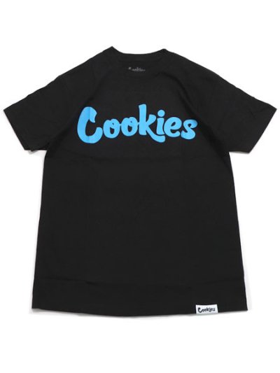 画像1: COOKIES CLOTHING ORIGINAL LOGO TEE BLACK/CBLUE