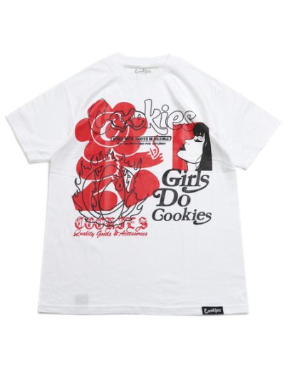 画像1: COOKIES CLOTHING FLORIST TEE WHITE/RED