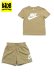 画像1: 【KIDS】NIKE TD CLUB TEE & SHORT SET-PARACHUTE BEIGE (1)