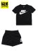 画像1: 【KIDS】NIKE TD CLUB TEE & SHORT SET-BLACK (1)