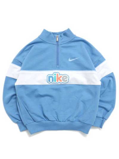 画像2: 【KIDS】NIKE KIDS B E1D1 1/4 ZIP PANT SET-BLUE BEYOND