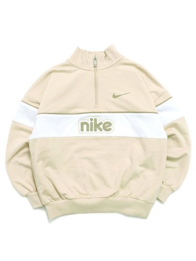 画像2: 【KIDS】NIKE KIDS B E1D1 1/4 ZIP PANT SET-SANDDRIFT