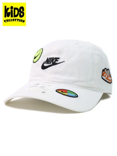 画像1: 【KIDS】NIKE KIDS PATCH TOSS CLUB CAP-WHITE