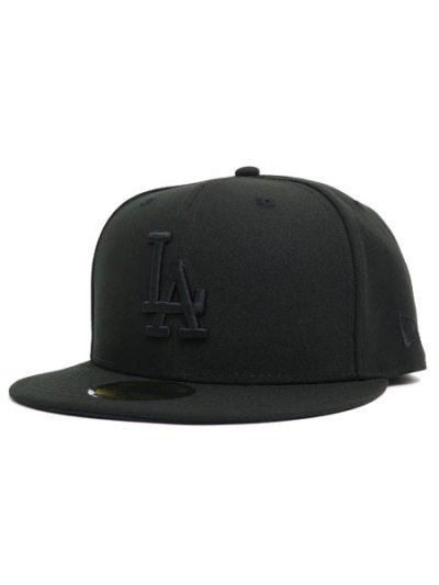 画像1: NEW ERA 59FIFTY LA DODGERS BLACK/BLACK