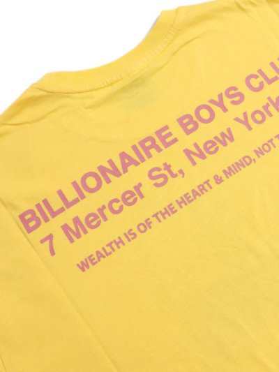 画像4: BILLIONAIRE BOYS CLUB BB DYE TEE YELLOW