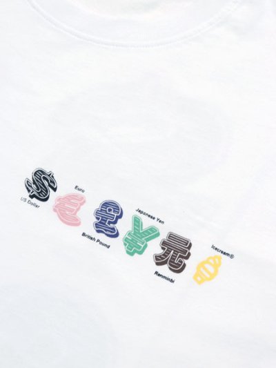 画像3: ICECREAM CASH RULES TEE WHITE