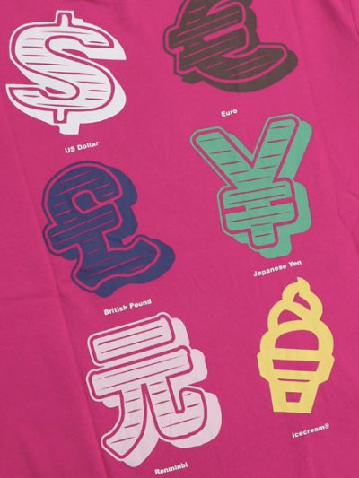 画像4: ICECREAM CASH RULES TEE BEETROOT PURPLE