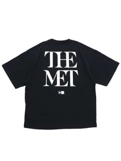 画像1: NEW ERA THE MET OVER SIZED COTTON TEE BLACK