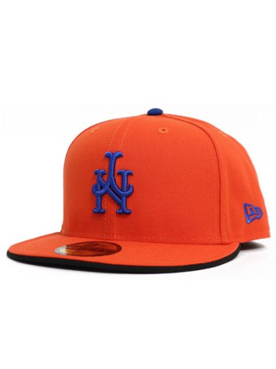 画像1: NEW ERA 59FIFTY UPSIDE DOWN METS ORANGE