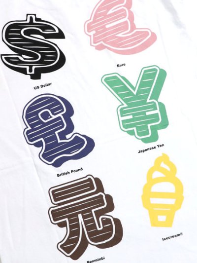 画像4: ICECREAM CASH RULES TEE WHITE