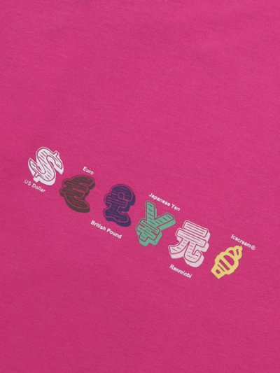 画像3: ICECREAM CASH RULES TEE BEETROOT PURPLE