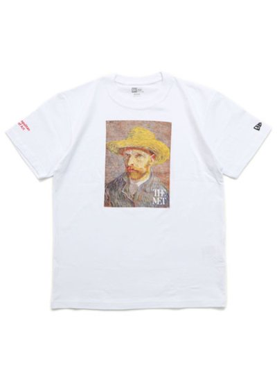 画像1: NEW ERA THE MET REG FIT GOGH COTTON TEE WHITE