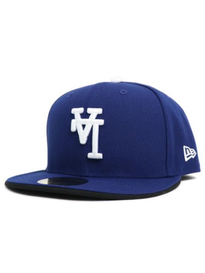 画像1: NEW ERA 59FIFTY UPSIDE DOWN DODGERS DARK ROYAL