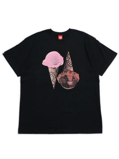 画像1: ICECREAM THEY WERE CONES TEE BLACK