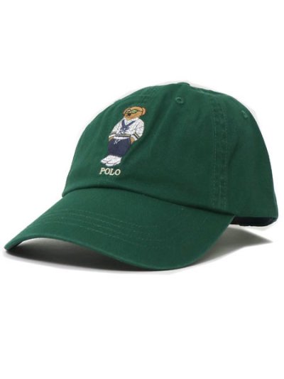 画像1: 【送料無料】POLO RALPH LAUREN HERITAGE ICON BEAR TWILL BALL CAP