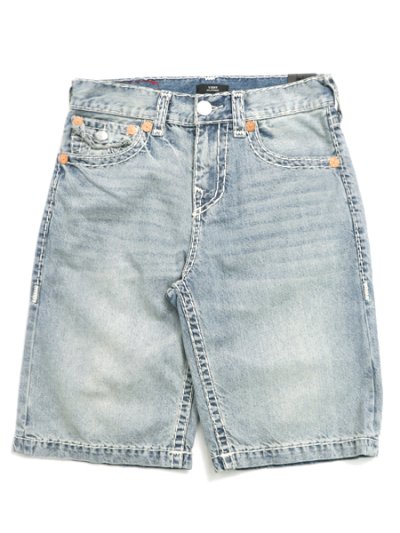 画像2: 【送料無料】TRUE RELIGION VINNY SUPER T FLAP SHORT IVPL LIGHT WASH