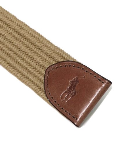 画像3: 【送料無料】POLO RALPH LAUREN 34MM BRAIDED FABRIC STRETCH BELT