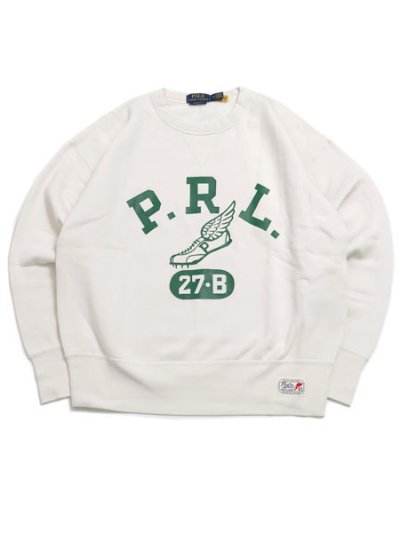 画像1: 【送料無料】POLO RALPH LAUREN RUN CLUB WINGFOOT CREW SWEAT