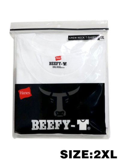 画像1: Hanes BEEFY TEE 1P CREW NECK BIG SIZE