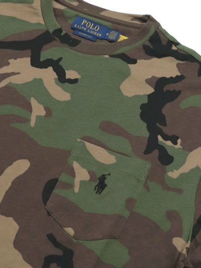 画像3: 【送料無料】POLO RALPH LAUREN CLASSIC FIT CAMO POCKET TEE