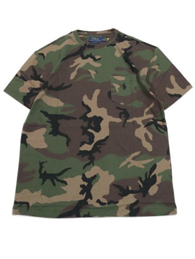 画像1: 【送料無料】POLO RALPH LAUREN CLASSIC FIT CAMO POCKET TEE