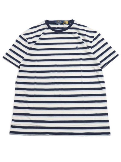 画像1: 【送料無料】POLO RALPH LAUREN CLASSIC FIT BORDER TEE