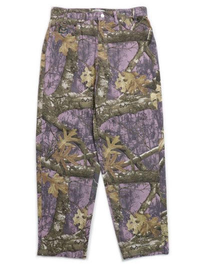 画像1: 【送料無料】HUF REALTREE CROMER PANT LILAC