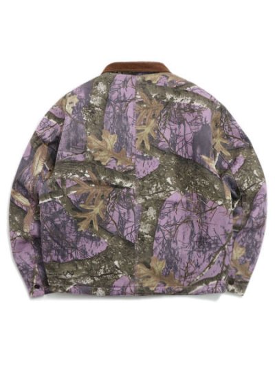 画像2: 【送料無料】HUF REALTREE MEGABLAST WORK JACKET LILAC