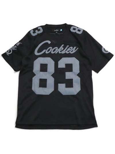 画像1: 【送料無料】COOKIES CLOTHING LEGACY FOOTBALL JERSEY SS KNIT BLACK