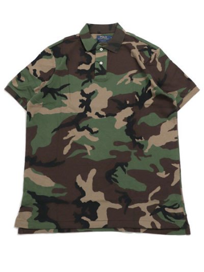 画像1: 【送料無料】POLO RALPH LAUREN CLASSIC FIT MESH CAMO POLO SHIRT