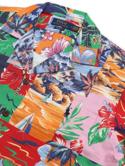 画像3: 【送料無料】POLO RALPH LAUREN CLSC OXFORD BEACH BAZAAR PATCHWORK SHIRT