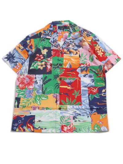 画像1: 【送料無料】POLO RALPH LAUREN CLSC OXFORD BEACH BAZAAR PATCHWORK SHIRT