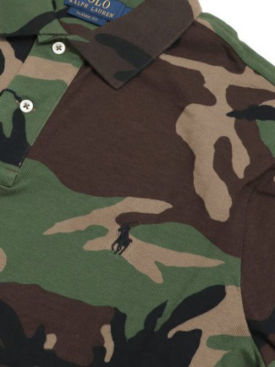 画像4: 【送料無料】POLO RALPH LAUREN CLASSIC FIT MESH CAMO POLO SHIRT